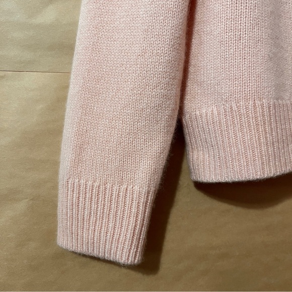 Aritzia | NWOT Wilfred Luxe Cashmere Jara Sweater Turtleneck Coral Blush Size XS - Picture 7 of 13